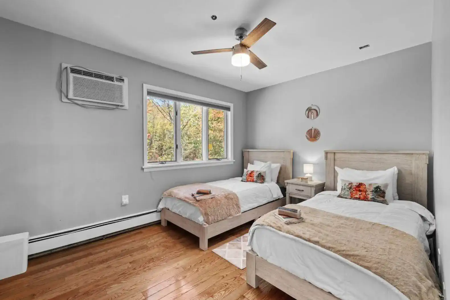 Spacious layout with large closet, hardwood floors, and plenty of natural light.