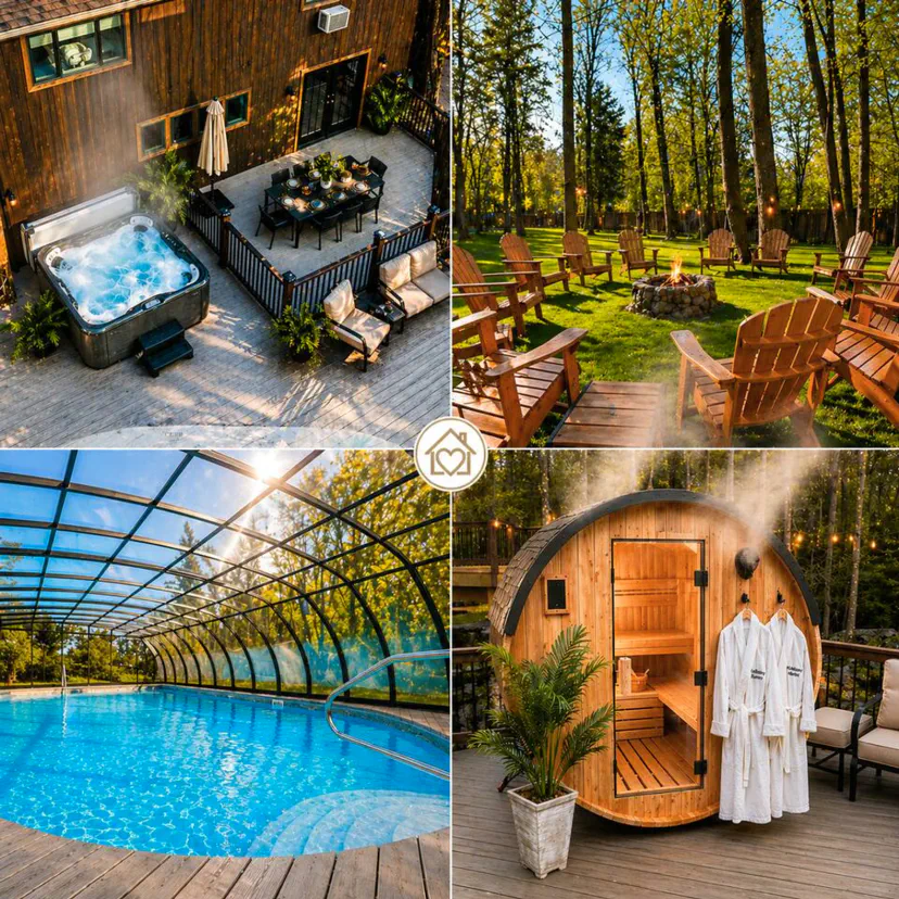 Relaxation with Sauna and Hot Tub