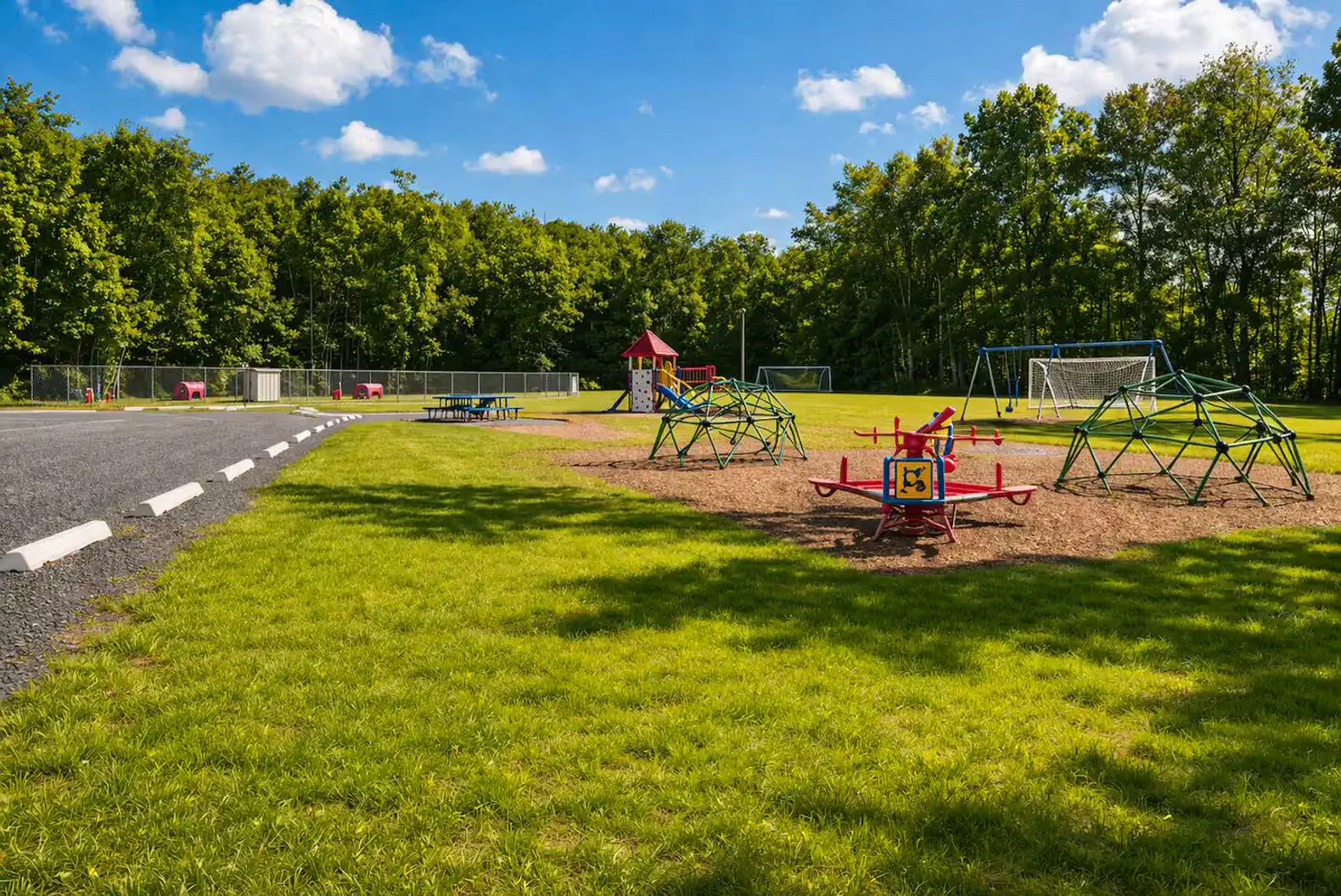 Nearby community park and playground just minutes from the home