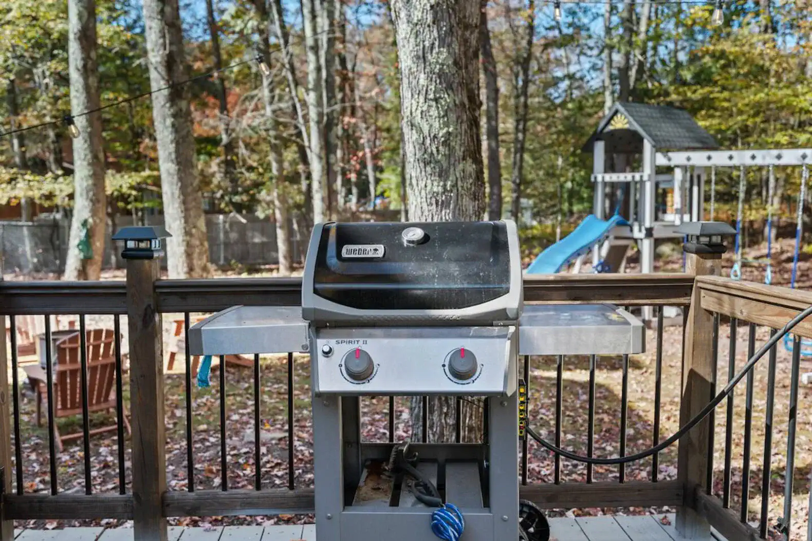 Outdoor grill station for BBQ nights and alfresco dining.