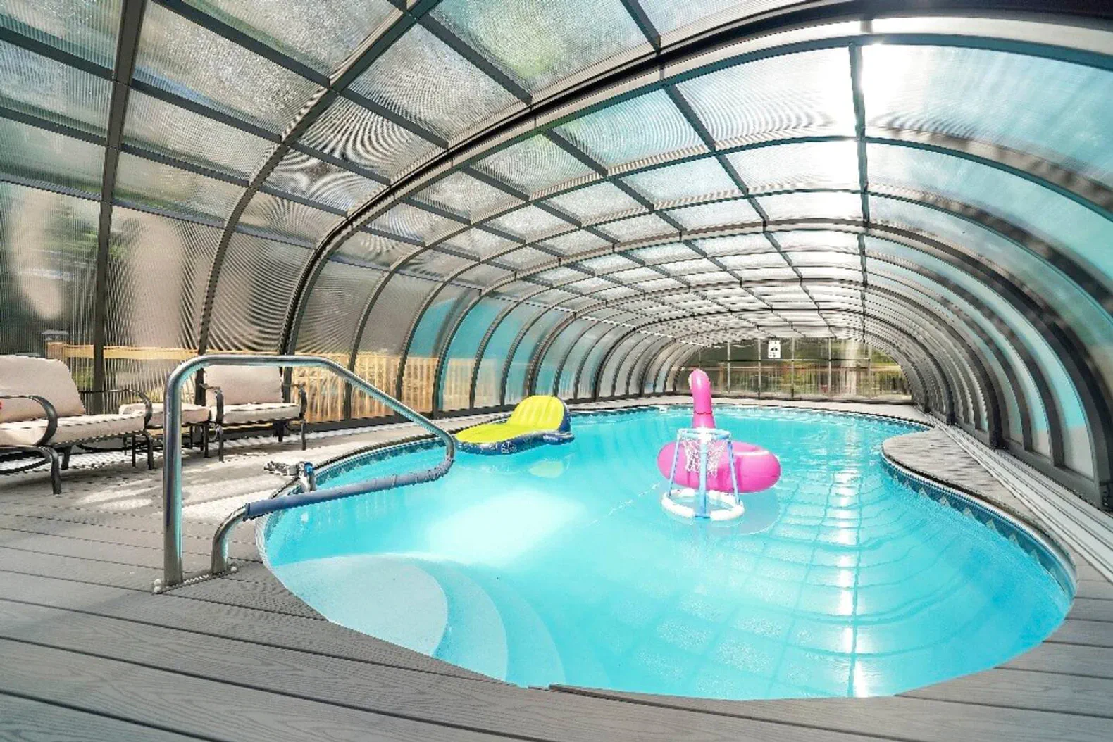 Family Vacation with Indoor Pool NY