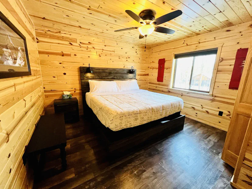 Main Floor Master Bedroom with King size Purple Brand bed!