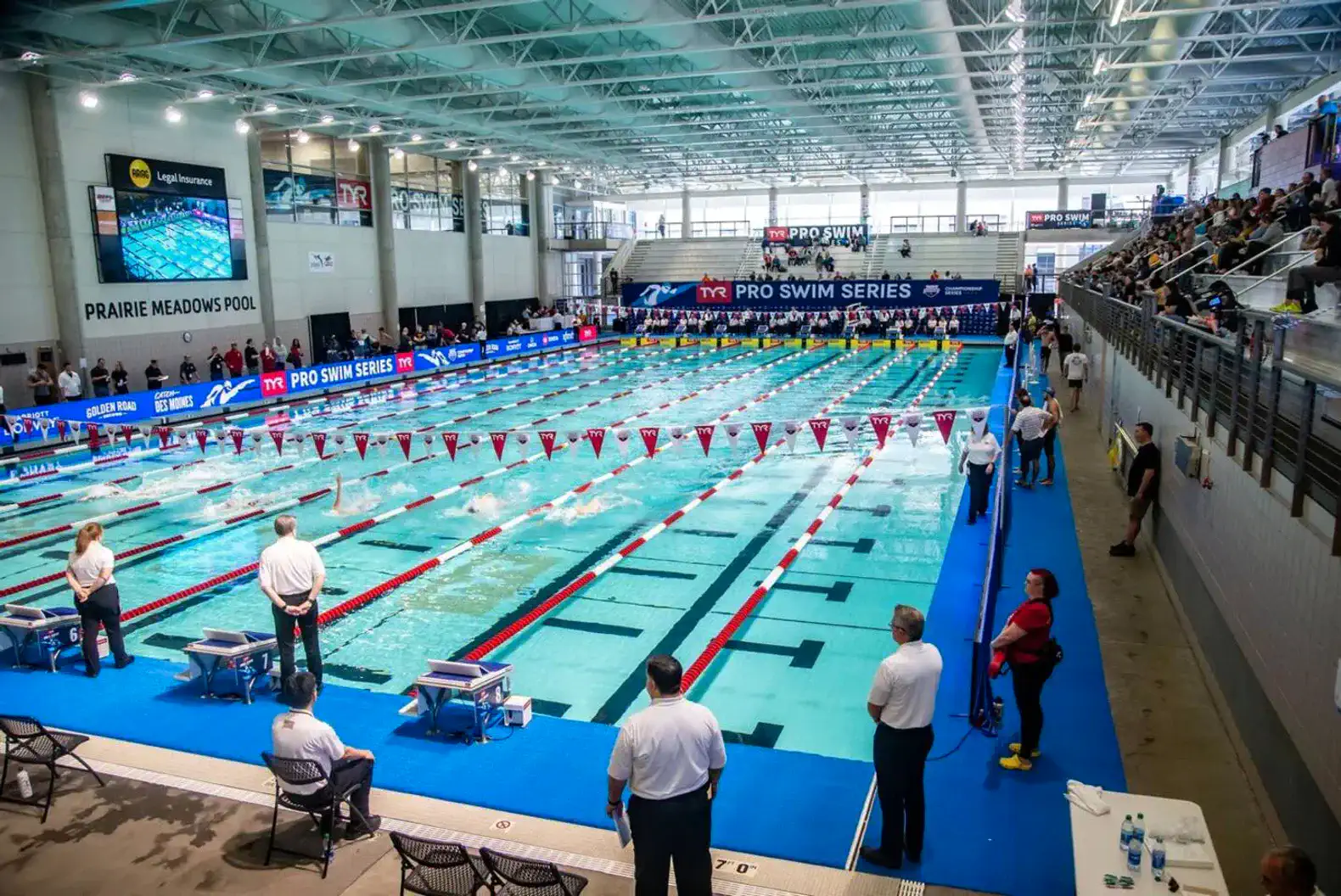 Work out or swim laps at the Wellmark YMCA’s Olympic pool—just a few blocks away with day passes available.