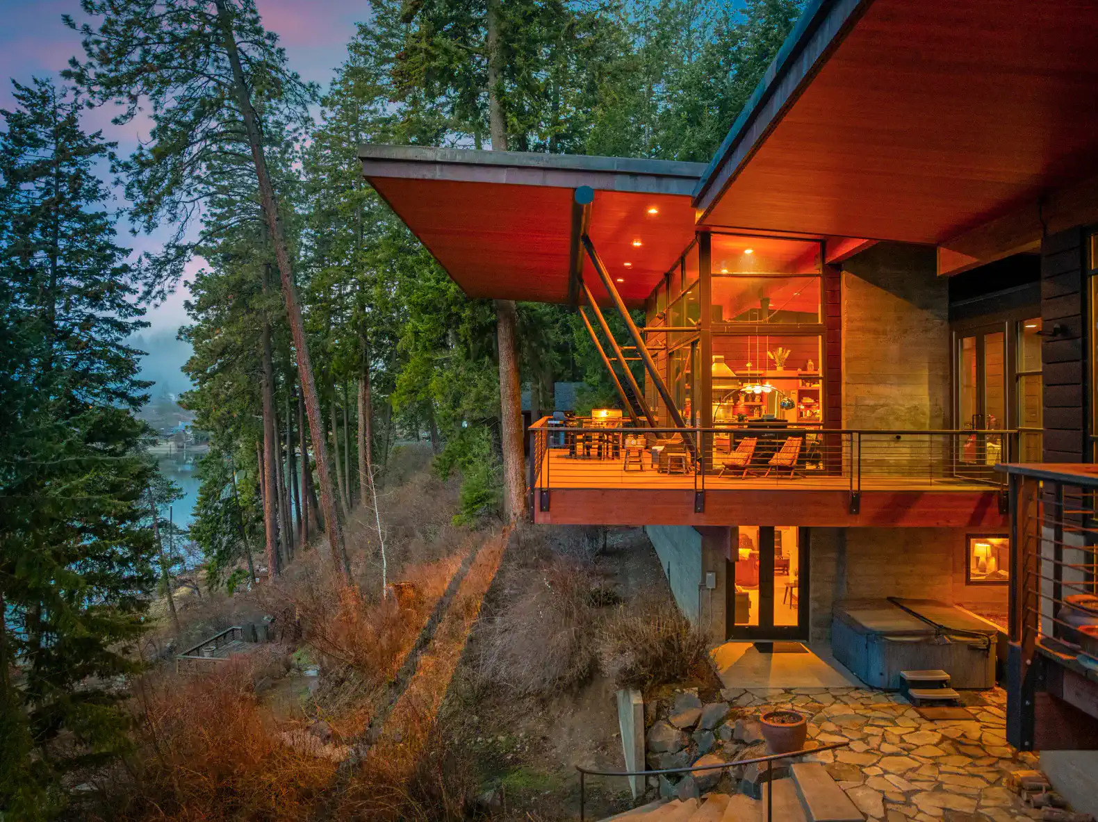 Forest cabins