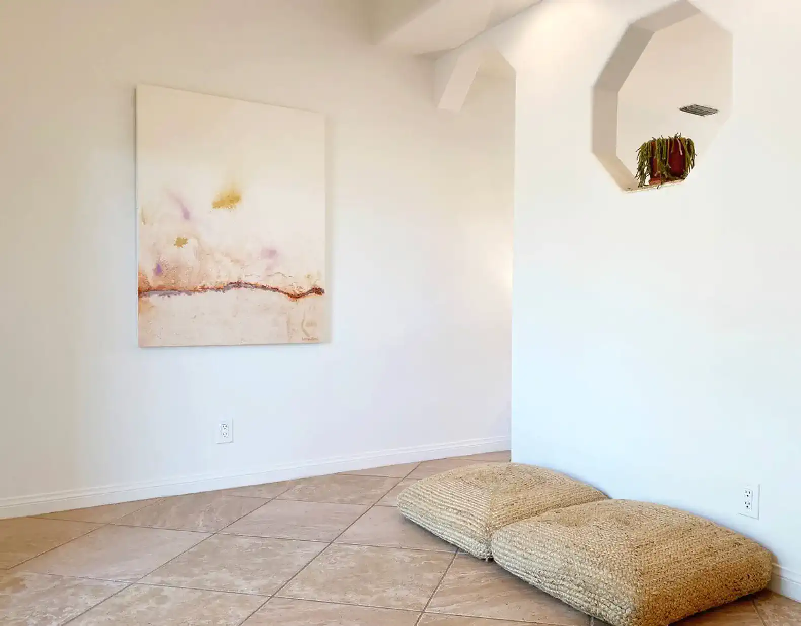 Private meditation space in the primary suite.