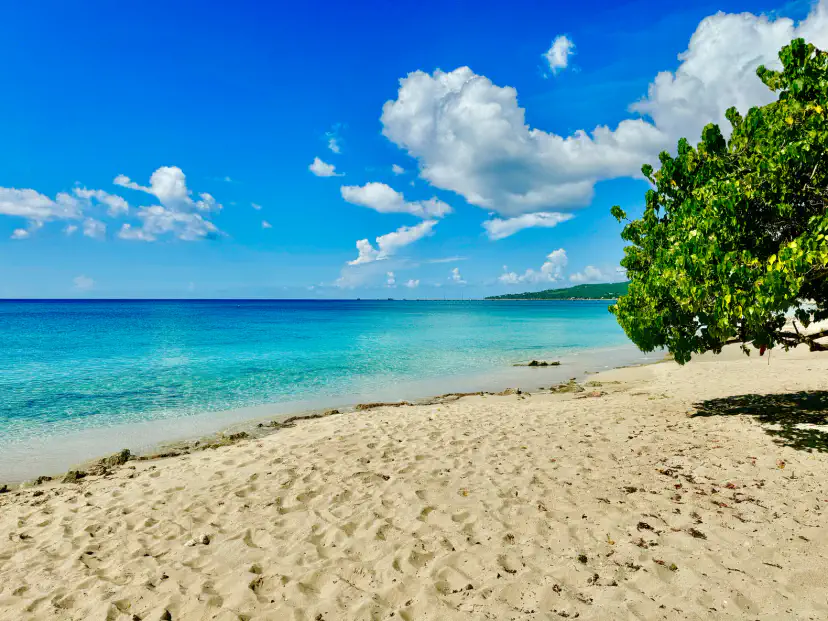 The island in its natural beauty
