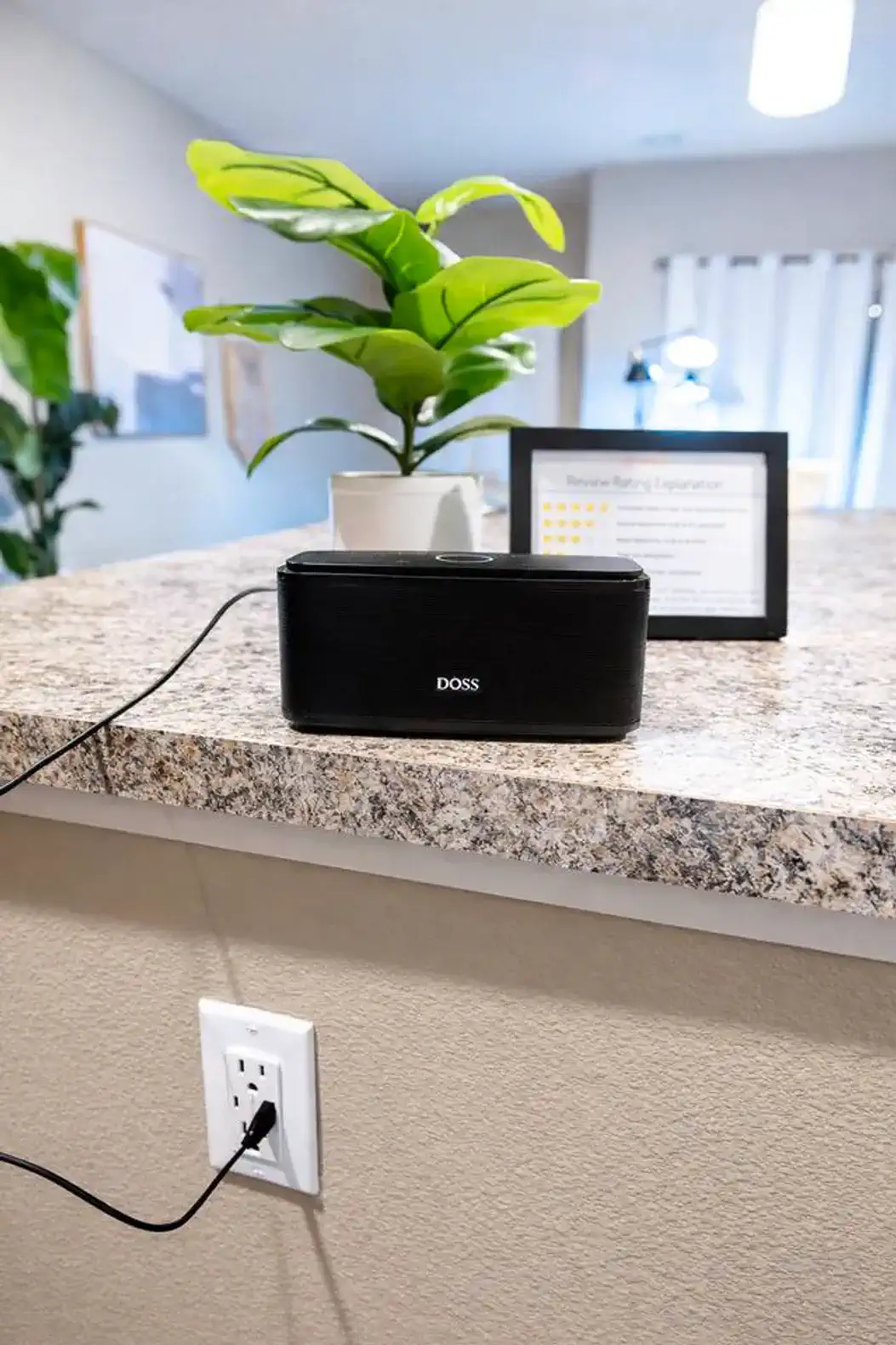 More perks for you to enjoy; a bluetooth speaker is provided!