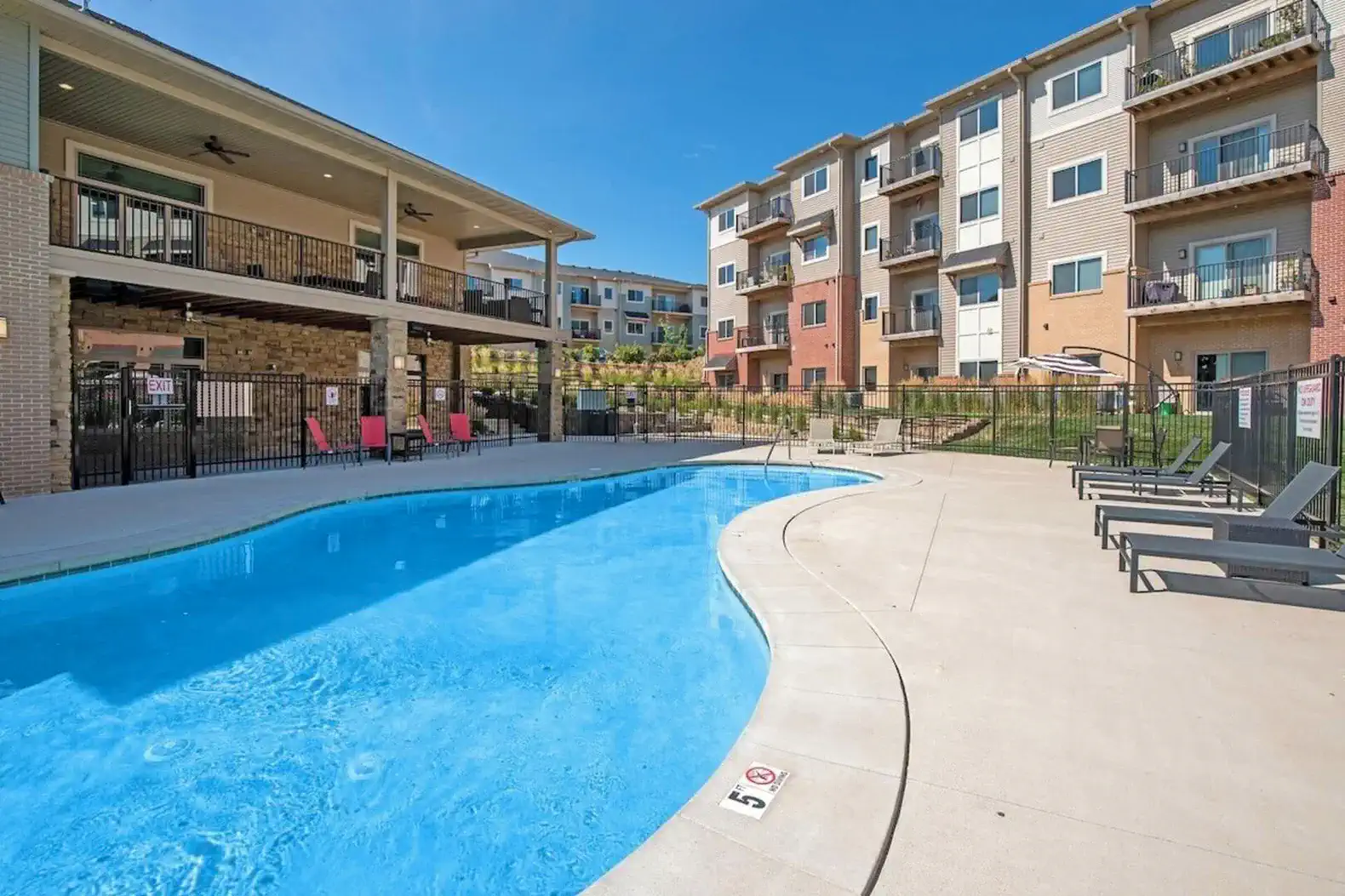 The beautiful, sparkling swimming pool is open from Memorial Day to Labor Day and towels are provided!