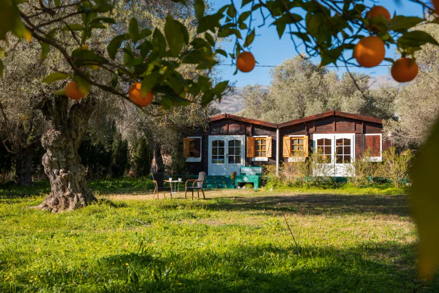 Photo of Cortijo Laureles wooden cabin, your scape in La Alpujarra