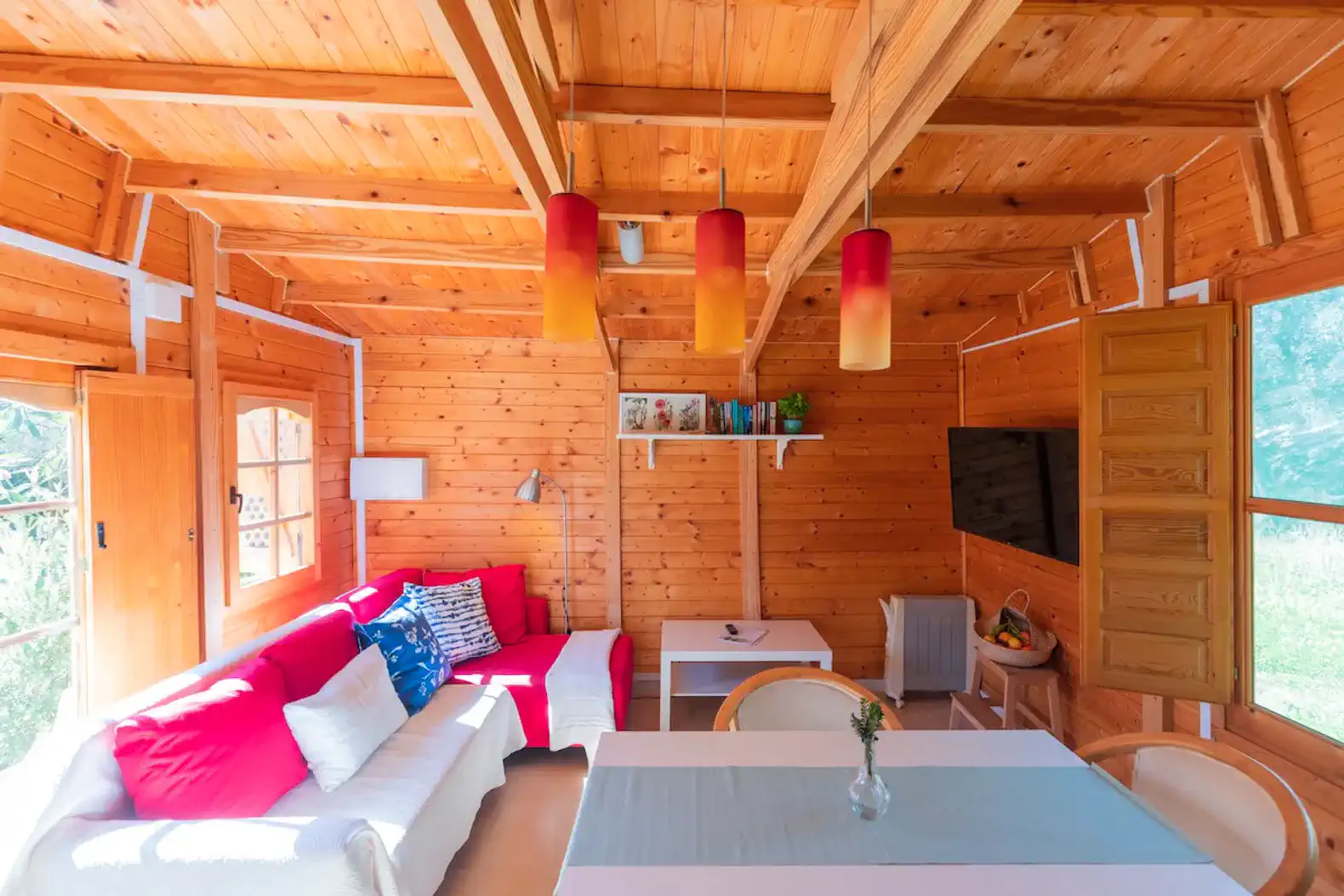 Cabaña pet friendly, dormitorio con AC (Copy) photo 8