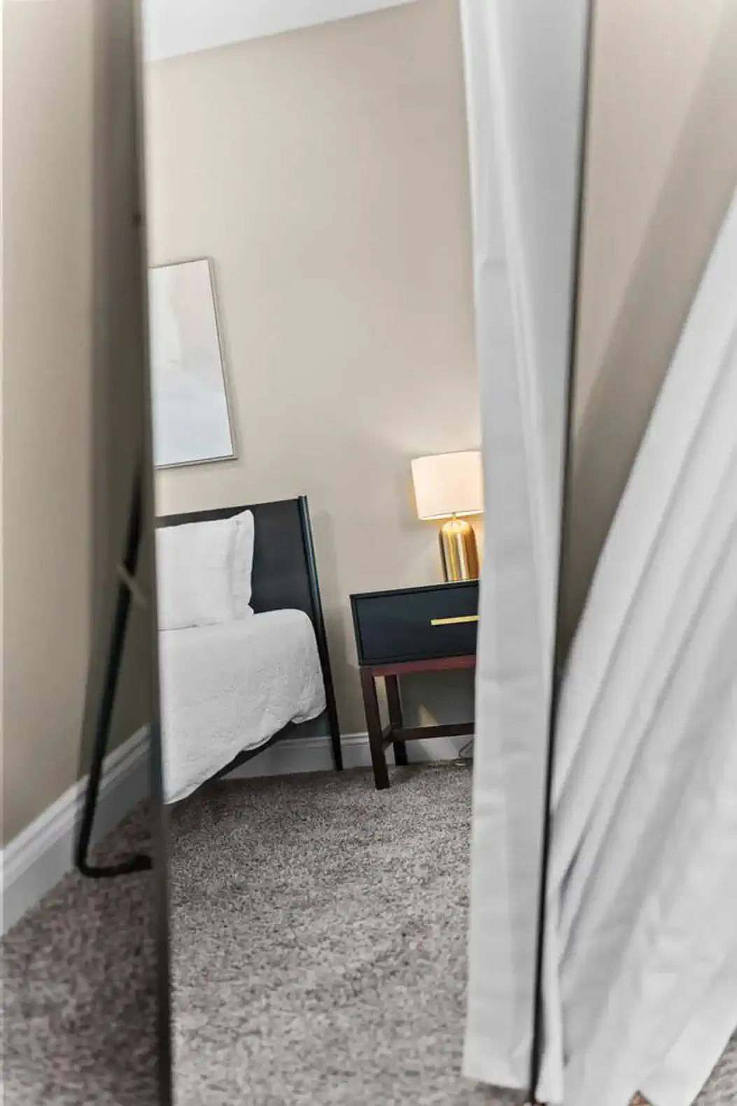 A closer look at the modern, updated, and thoughtfully styled details—clean lines, neutral tones, and a polished finish that keeps the space feeling calm and cohesive.