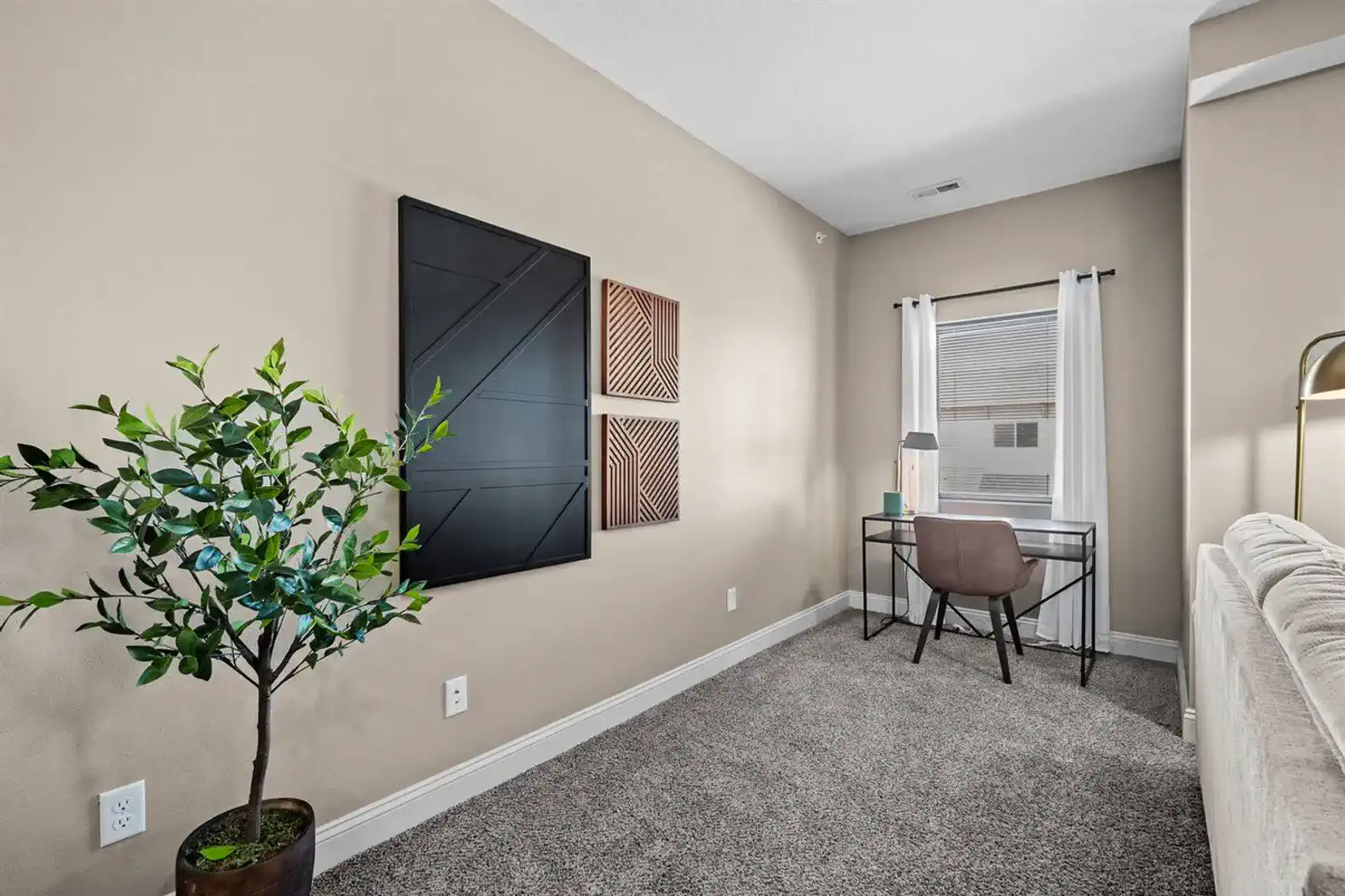 Beautiful, modern touches throughout will make you feel right at home.