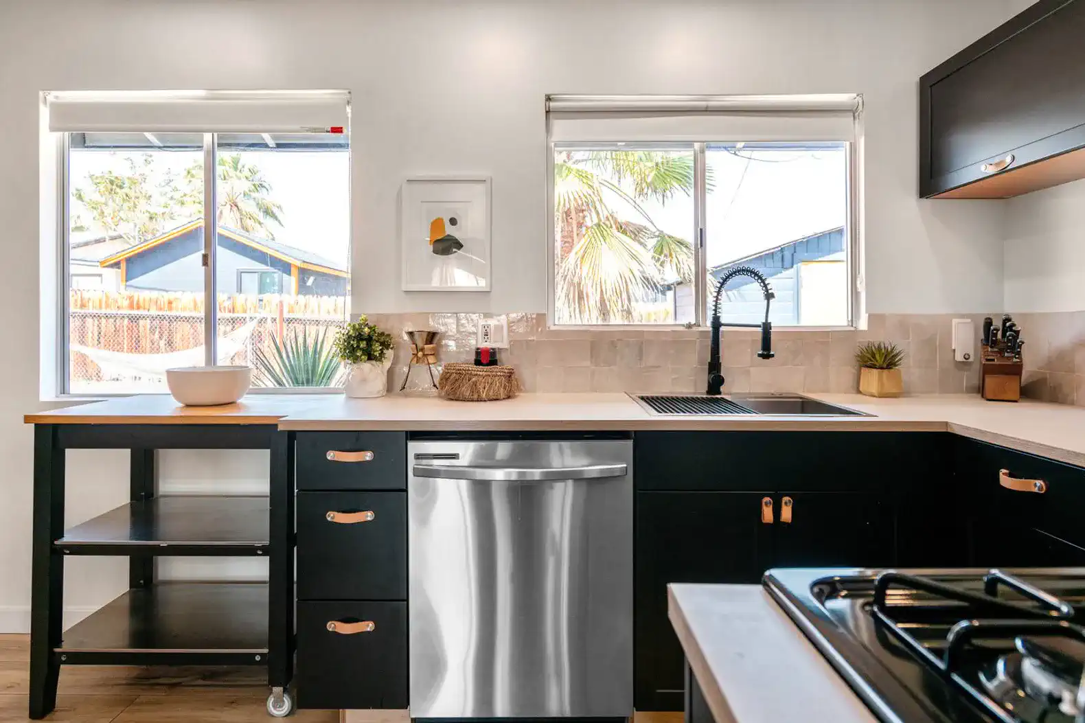 kitchen, dishwasher and sink