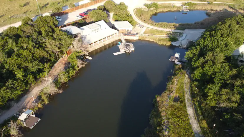 Lake Godstone from the air