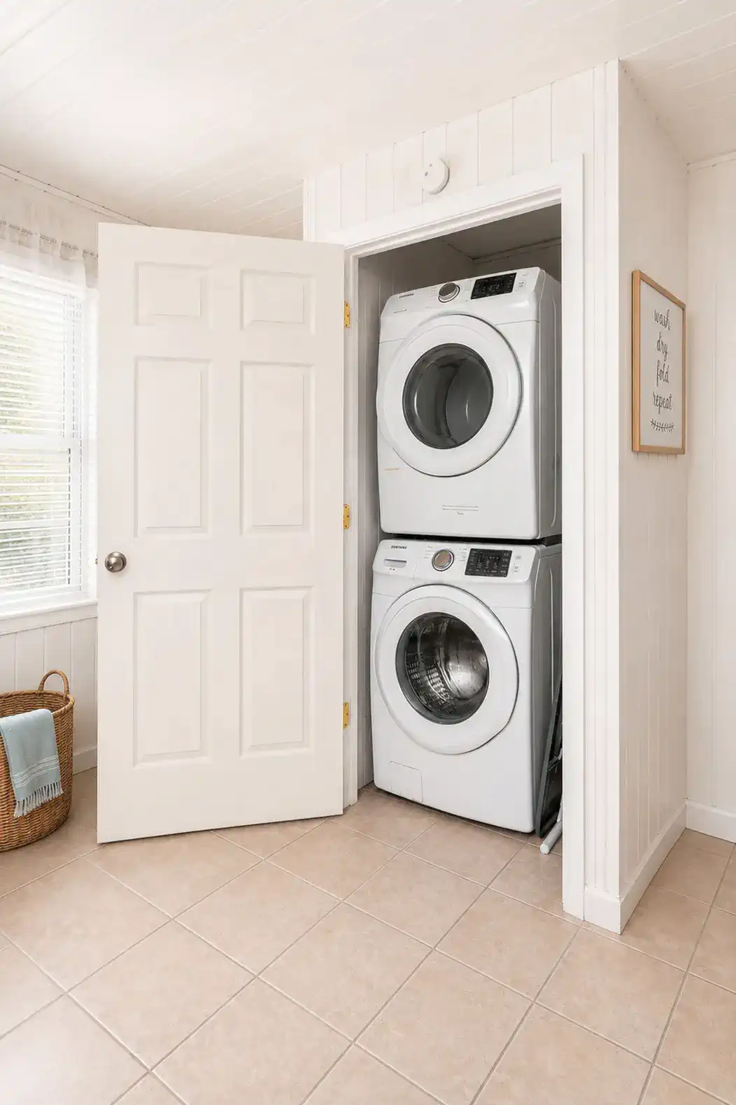 Bikini Top and Bottom each have their own set of Washer Dryers