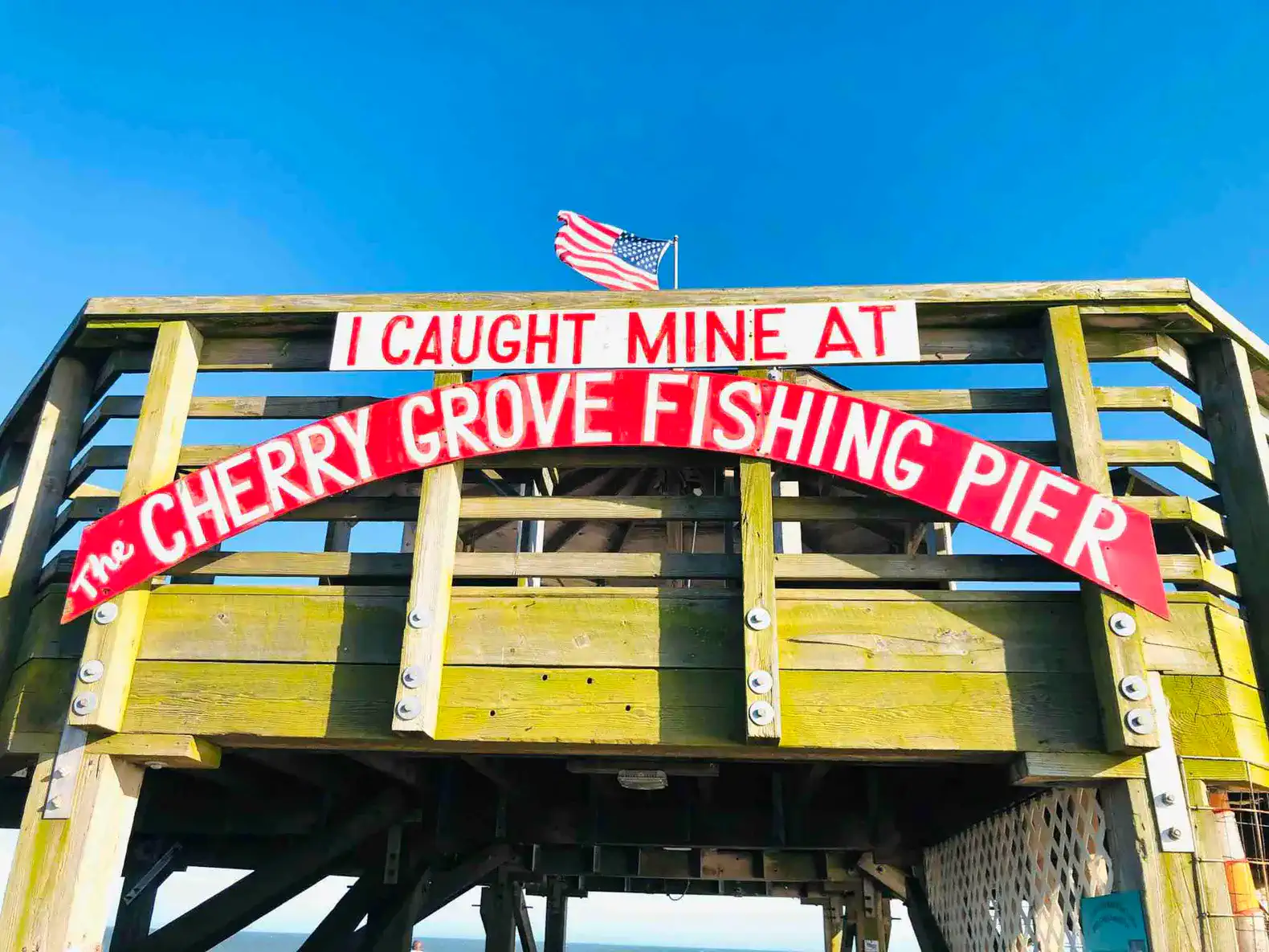 Head over to the Cherry Grove Fishing Pier!  Not only is there great fishing it's perfect for family photos.  