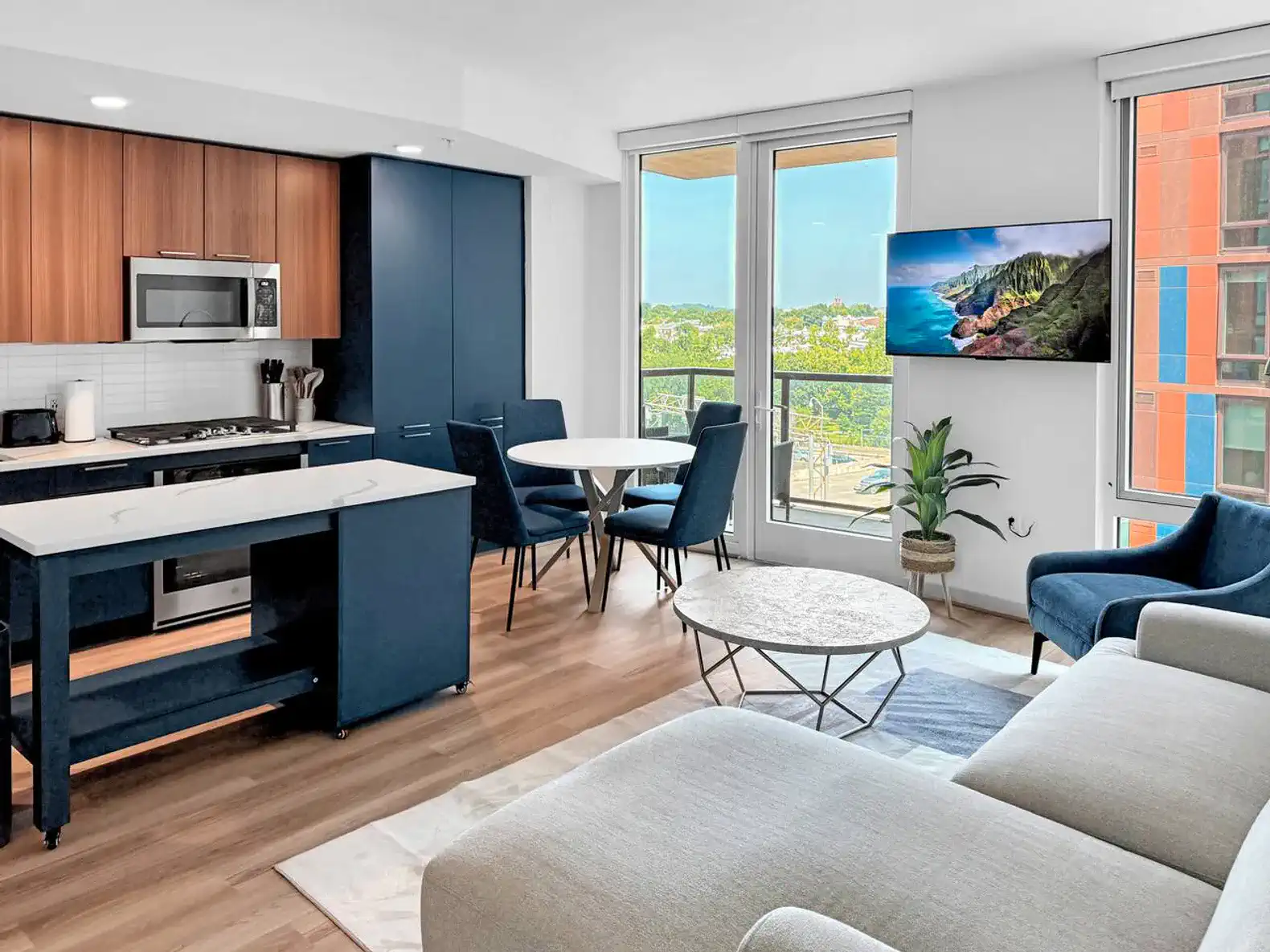 Cozy Navy Yard Bluish | 2BR w/ Patio & Luxe Perks – photo 2