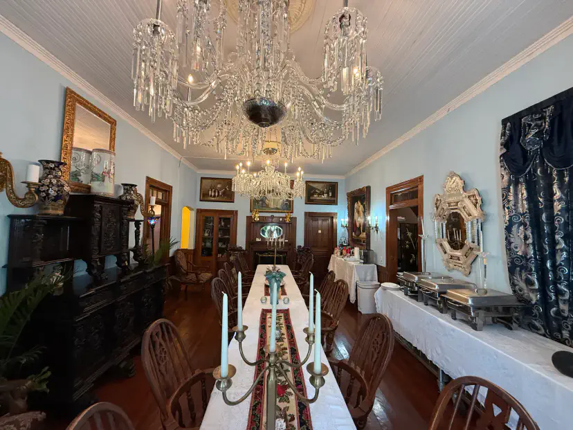 The dining room