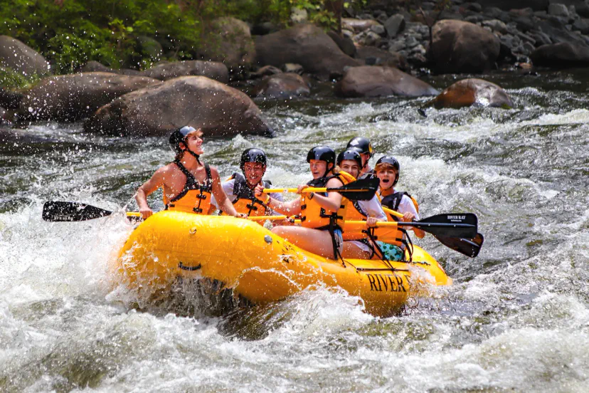Whitewater rafting